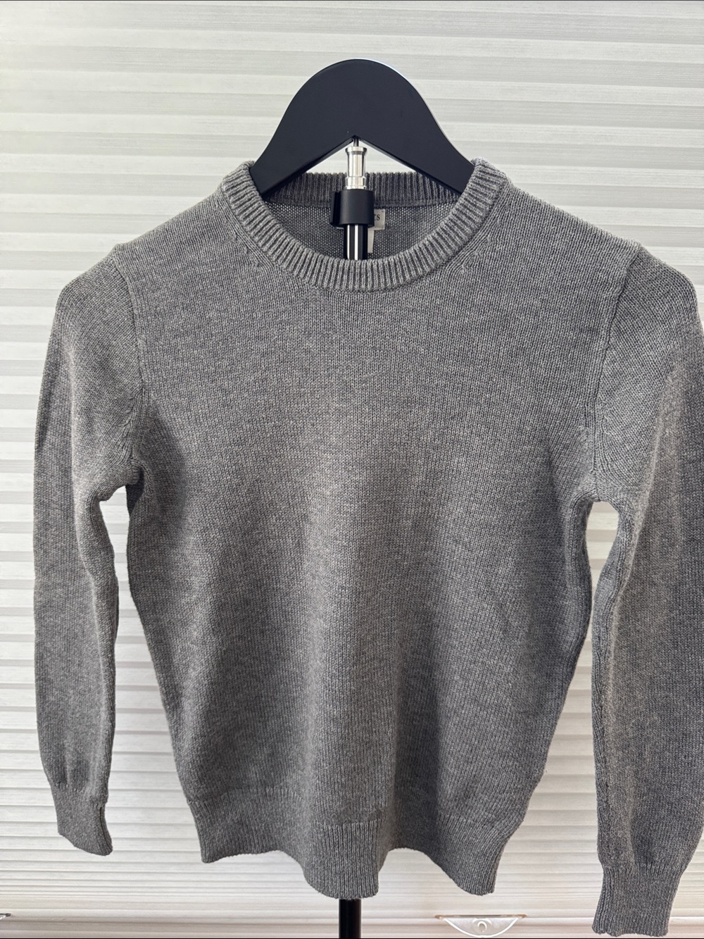 Boys Crewcuts Heather Gray Crewneck Sweater